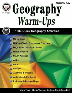 Geography Warm-Ups, Grades 5-8 - Barden; Silvano