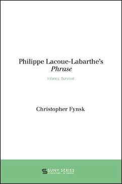 PHILIPPE LACOUE-LABARTHES PHRA - Fynsk, Christopher