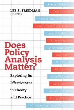 Does Policy Analysis Matter? - Lee S. Friedman