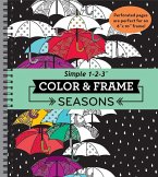 TARGET Color & Frame - 3 Books in 1 - Birds, Landscapes, Gardens (Adult Coloring  Book - 79 Images to Color) - (Spiral Bound)
