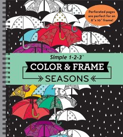 Color & Frame - Seasons (Adult Coloring Book) - New Seasons; Publications International Ltd