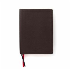 CSB Study Bible, Brown Genuine Leather, Indexed - Csb Bibles By Holman