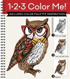 1-2-3 Color Me! (Adult Coloring Book with a Variety of Images - Owl Cover)