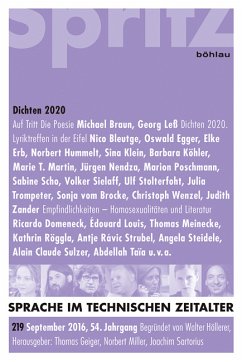Cover Dichten 2020 / Sprache im technischen Zeitalter 219