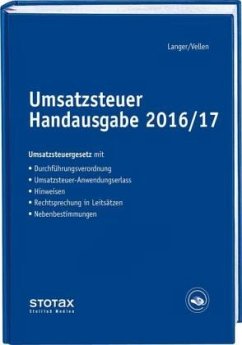 Umsatzsteuer Handausgabe 2016/17 - Langer, Michael