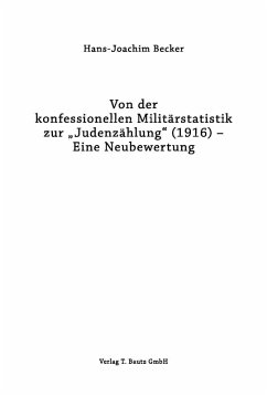 Von der konfessionellen Militärstatistik zur 