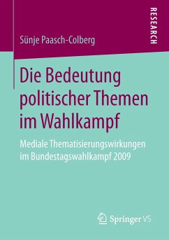 Die Bedeutung politischer Themen im Wahlkampf - Paasch-Colberg, Sünje