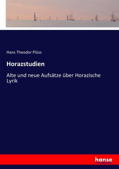 Horazstudien - Plüss, Hans Theodor