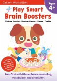 Play Smart Brain Boosters Age 4+: Pre-K Activity Workbook with Stickers for Toddlers Ages 4, 5, 6: Build Focus and Pen-Control Skills: Tracing, Mazes,