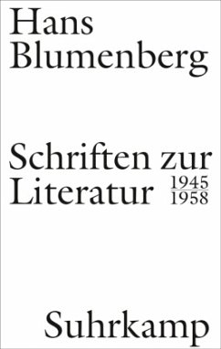 Schriften zur Literatur 1945-1958 - Blumenberg, Hans