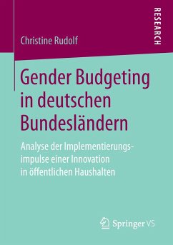 Gender Budgeting in deutschen Bundesländern - Rudolf, Christine