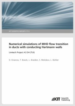 Numerical simulations of MHD flow transition in ducts with conducting Hartmann walls - Krasnov, D.;Boeck, T.;Braiden, L.