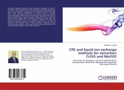 CPE and liquid ion exchange methods for extraction Cr(VI) and Mn(VII)