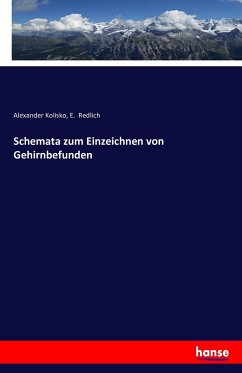 Schemata zum Einzeichnen von Gehirnbefunden - Kolisko, Alexander