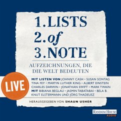 Lists of note – live (MP3-Download)