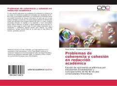 Problemas de coherencia y cohesión en redacción académica - Berber, Diana;Laaksonen, Marjaana