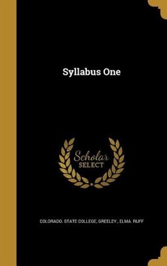 Cover Syllabus One