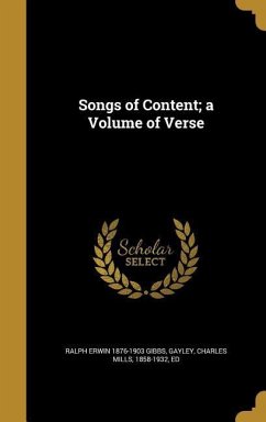 Songs of Content; a Volume of Verse