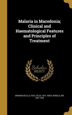 Cover Malaria in Macedonia; Clinical and Haematological Features and Principles of Treatment