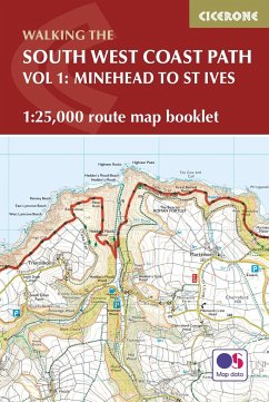 South West Coast Path Map Booklet - Vol 1: Minehead to St Ives - Dillon, Paddy