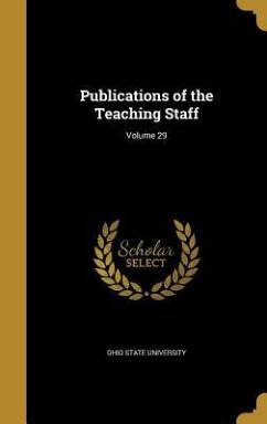 Cover Publications of the Teaching Staff; Volume 29