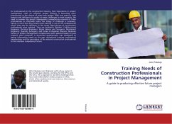 Training Needs of Construction Professionals in Project Management