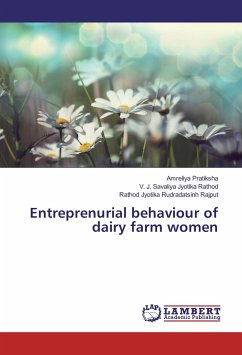 Entreprenurial behaviour of dairy farm women - Pratiksha, Amreliya;Jyotika Rathod, V. J. Savaliya;Rudradatsinh Rajput, Rathod Jyotika