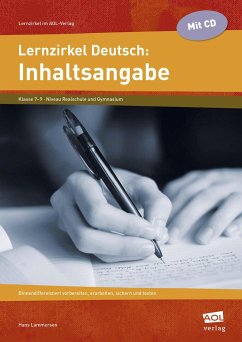 Lernzirkel Deutsch: Inhaltsangabe - Lammersen, Hans