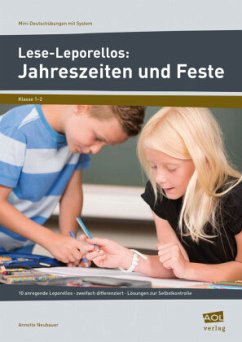 Lese-Leporellos: Jahreszeiten und Feste, Klasse 1-2 - Neubauer, Annette