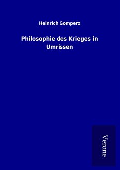 Cover Philosophie des Krieges in Umrissen