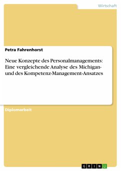 Neue Konzepte des Personalmanagements: Eine vergleichende Analyse des Michigan- und des Kompetenz-Management-Ansatzes (eBook, PDF)