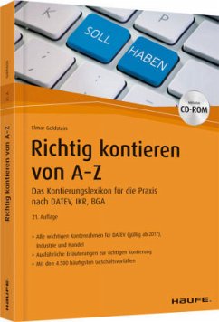 Richtig Kontieren von A-Z, m. CD-ROM - Goldstein, Elmar