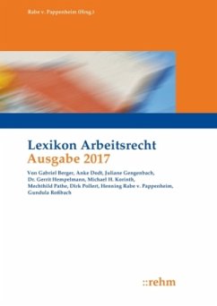 Cover Lexikon Arbeitsrecht 2017