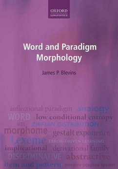 Word and Paradigm Morphology - Blevins, James P