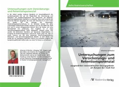 Untersuchungen zum Versickerungs- und Retentionspotenzial