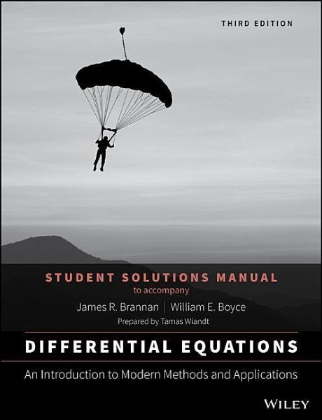 Differential Equations, Student Solutions Manual Differential Equations, Student Solutions Manual
