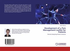 Development of a Pain Management Leaflet for Patients