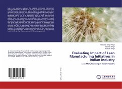 Evaluating Impact of Lean Manufacturing Initiatives in Indian Industry - Ahuja, Inderpreet Singh;Singh, Jaspreet;Singh, Gurinder