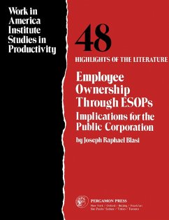 Employee Ownership Through ESOPS (eBook, PDF) - Blasi, Joseph Raphael