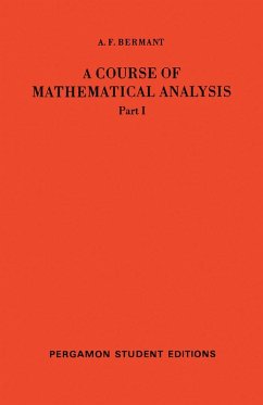 Cover A Course of Mathematical Analysis (eBook, PDF)