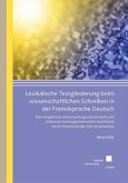 Lexikalische Textgliederung beim wissenschaftlichen Schreiben in der Fremdsprache Deutsch