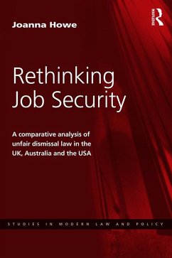 Rethinking Job Security (eBook, ePUB) - Howe, Joanna