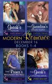 Modern Romance December 2016 Books 1-4: A Di Sione for the Greek's Pleasure / The Prince's Pregnant Mistress / The Greek's Christmas Bride / The Guardian's Virgin Ward (eBook, ePUB)