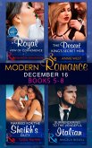 Modern Romance December 2016 Books 5-8: A Royal Vow of Convenience / The Desert King's Secret Heir / Married for the Sheikh's Duty / Surrendering to the Vengeful Italian (eBook, ePUB)