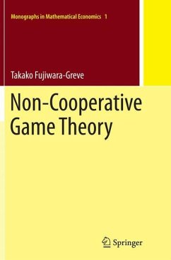 Non-Cooperative Game Theory - Fujiwara-Greve, Takako