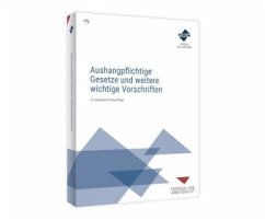 Cover Aushangpflichtige Gesetze und weitere wichtige Vorschriften