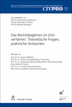 Das Rechtsbegehren im Zivilverfahren: Theoretische Fragen, praktische Antworten