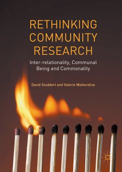 Rethinking Community Research (eBook, PDF) - Studdert, David; Walkerdine, Valerie