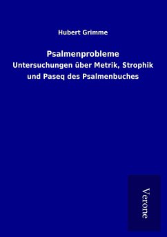 Psalmenprobleme - Grimme, Hubert