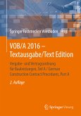 VOB/A 2016 - Textausgabe/Text Edition (eBook, PDF)